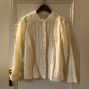 Doen Style White Boho Blouse by April Cornell